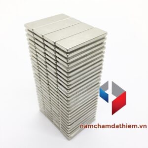 Nam châm hình khối L30x10x2 mm mạ Nikel