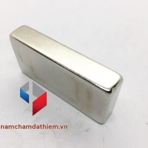 Nam châm hình khối L50x25x10 mm mạ nikel
